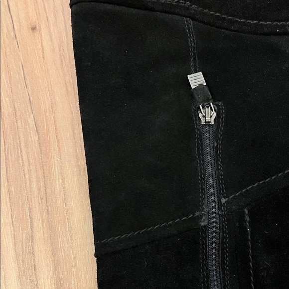 Elegant Black over the Knee tall Boots Alberto Fermani Italian - Picture 2 of 9